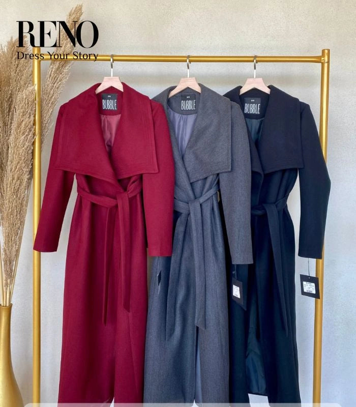 Long Wool Coat – Premium Turkish Fabric