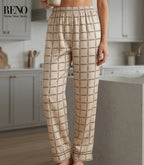 Imported satin pajama set with an elegant and soft design