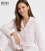 Autumn Summer Cotton Pajama with Bow