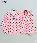 Heart Print Pajama – Cozy & Stylish for Every Day
