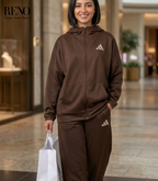 Brown Adidas Set