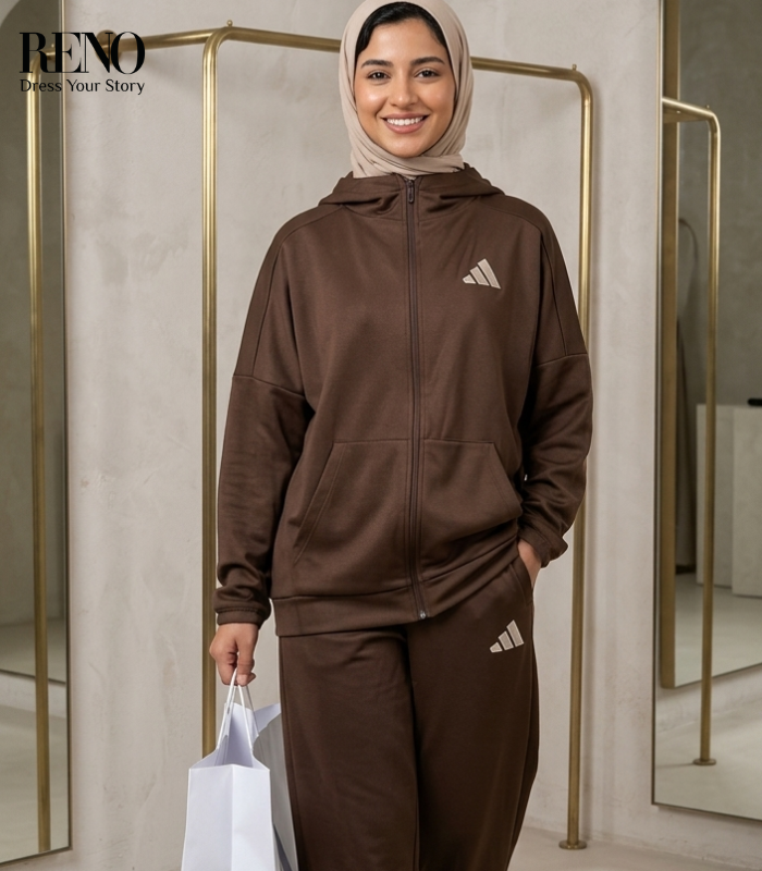 Brown Adidas Set