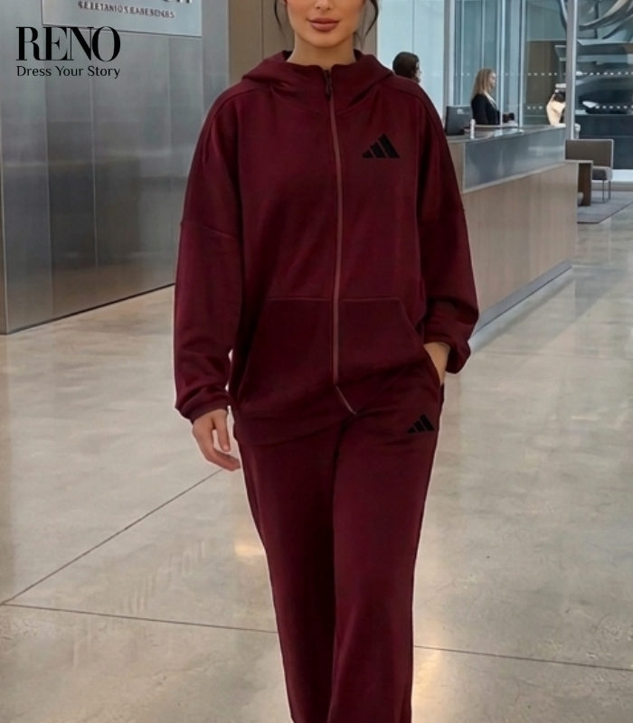 Burgundy Summer Tracksuit
