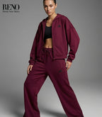 Burgundy Summer Tracksuit