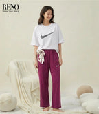 Imported Burgundy Women's Pajama Set