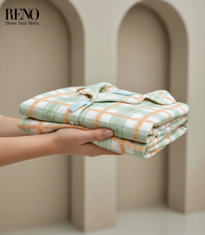 Classic Gingham Pajama Set