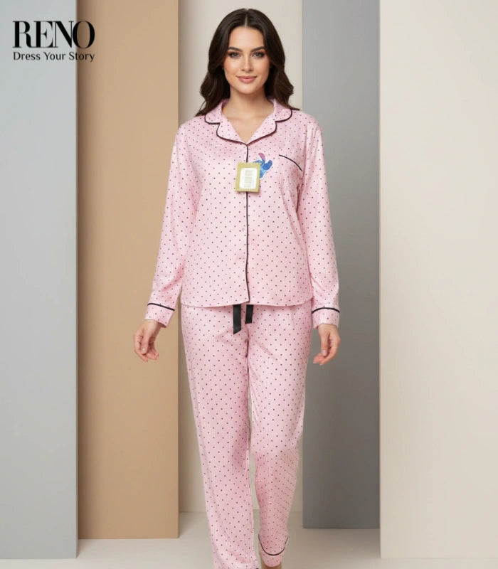 Women’s Winter Polka Dot Pajama Set