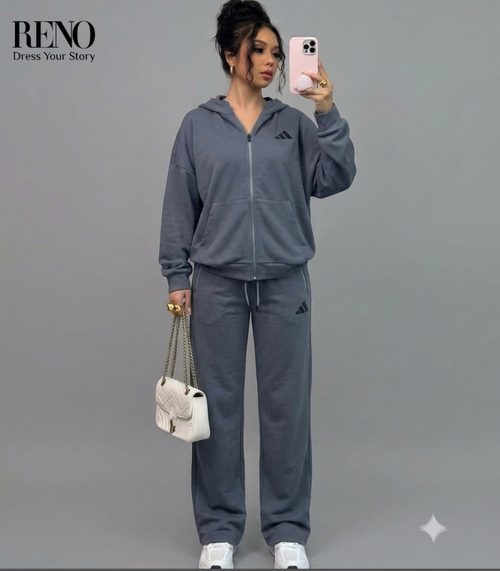 100% Cotton Gray Suit