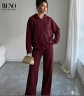 100% Cotton Burgundy Suit