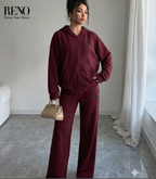 100% Cotton Burgundy Suit