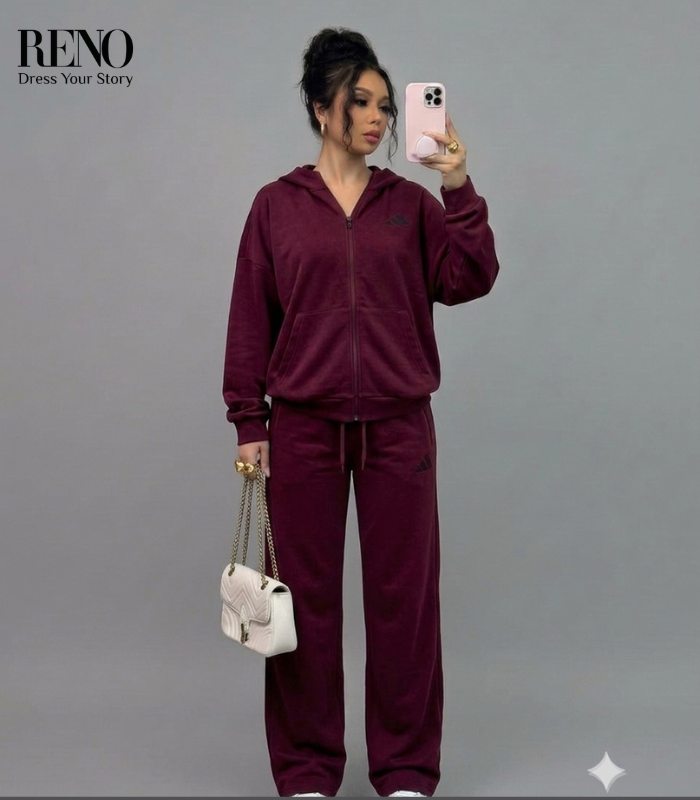 100% Cotton Burgundy Suit