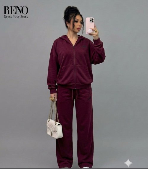100% Cotton Burgundy Suit