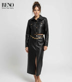 Short Leather Jacket – Bold & Stylish