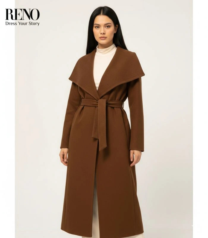 Long Wool Coat – Premium Turkish Fabric