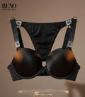 Imported luxury black lingerie set
