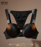 Imported luxury black lingerie set