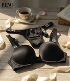 Imported luxury black lingerie set
