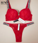 Imported luxury red lingerie set