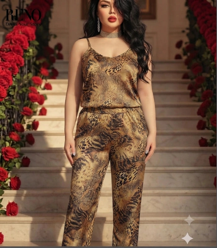 Leopard Satin