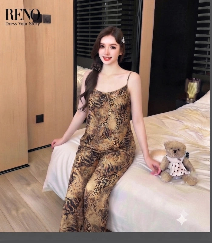 Leopard Satin