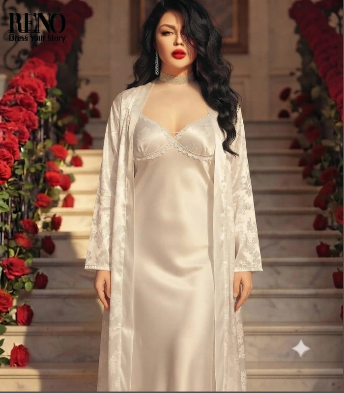 White Satin Set