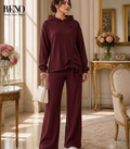 100% Cotton Hooded Lounge Set