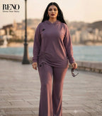 Mauve Hoodie Set