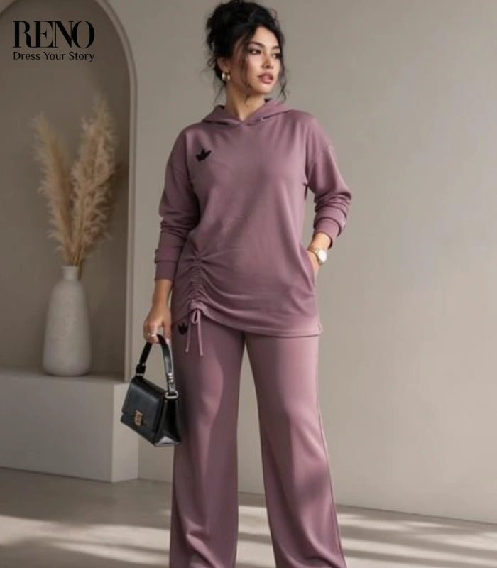 Mauve Hoodie Set