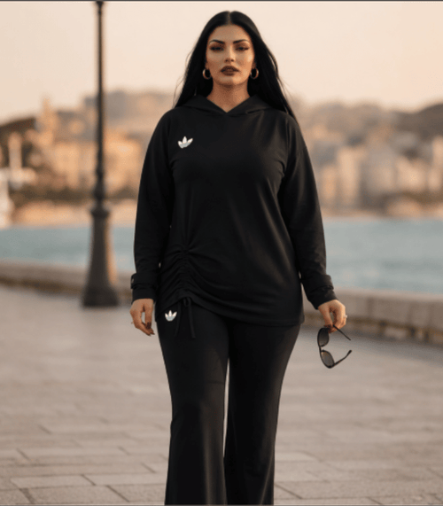 Black Hoodie Set