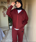100% Cotton Burgundy Suit