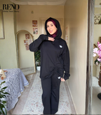Black Hoodie Set
