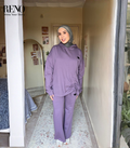 Mauve Hoodie Set