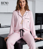 Blush Striped Summer Cotton Set