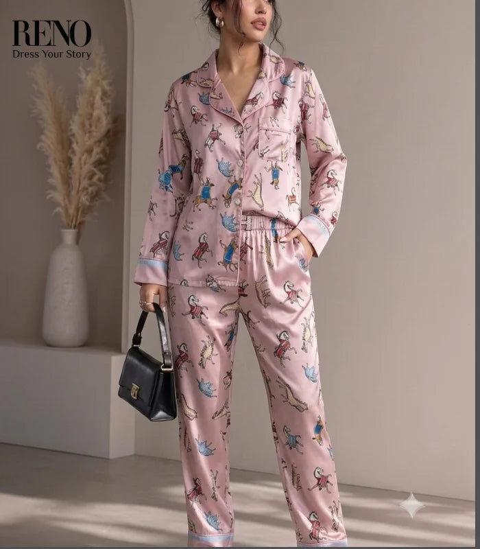 Pink Equestrian Pajamas
