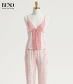 Heart Print Cotton Pajama – Soft & Comfortable ❤️