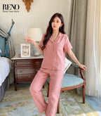 Imported Women's Summer Cotton Pajama Set