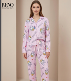 Women’s Fall & Winter Pajama Set – Warm Fabric & Comfortable Design