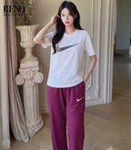 Imported Burgundy Women's Pajama Set