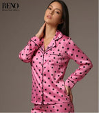 Pink Polka Dot Pajama Set